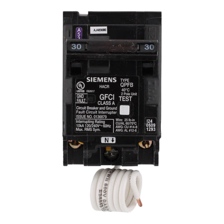 Siemens Q230GF, 30 Amp, 240 Volt, Double Pole, Ground Fault Circuit Breaker, Plug-In Connection, For Siemens Loadcenters - Image 2