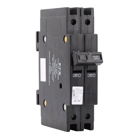 Eaton Quicklag QCF2030 30A 2P 120/240V Thermal-Magnetic Cable-In/Cable-Out Circuit Breaker