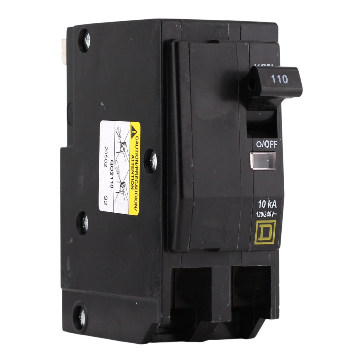 Square D QO, QO2110, 110A, 2P, 120/240V, Circuit Breaker