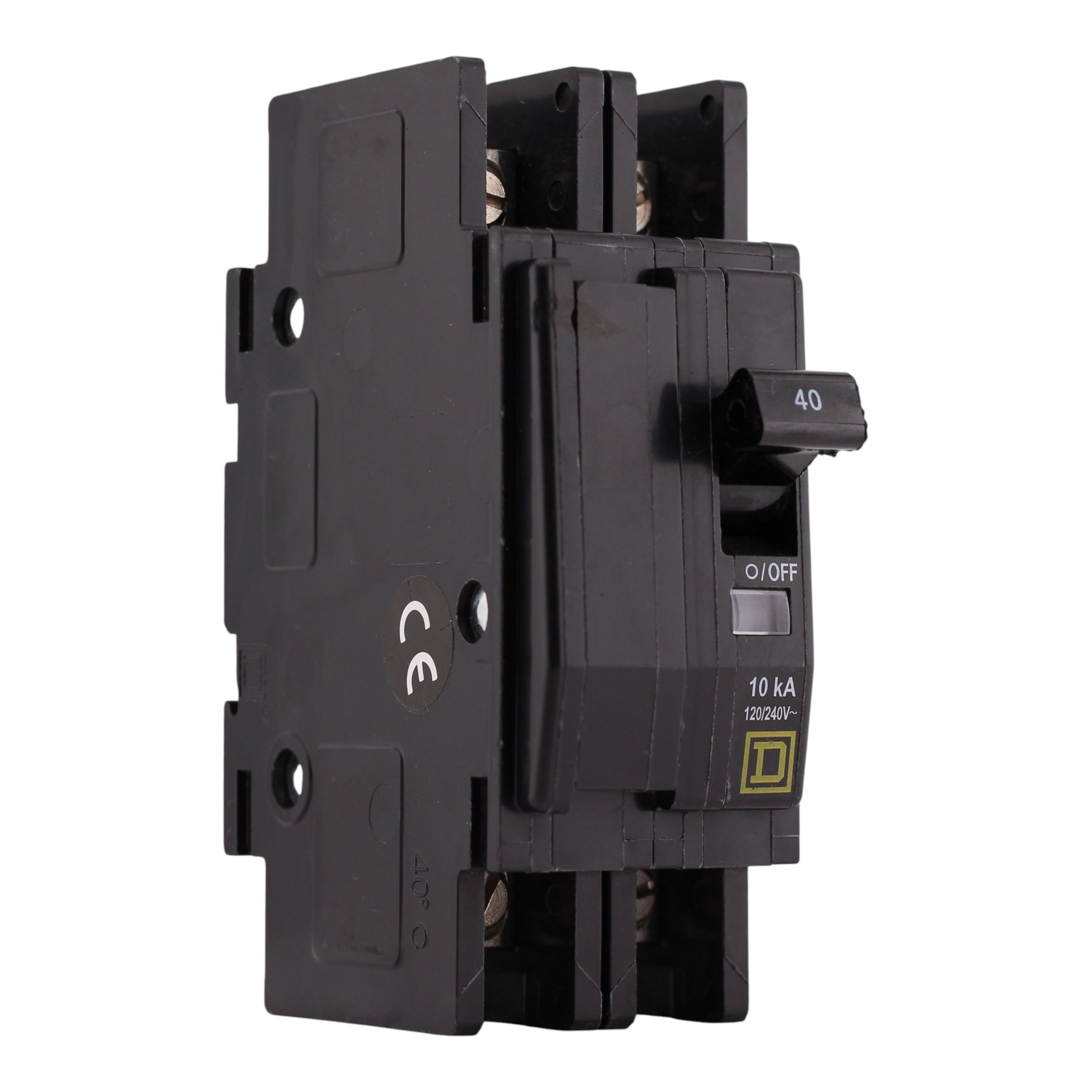 Square D QOU, QOU240, 40A, 2P, 120/240V, Unit Mount, Circuit Breaker