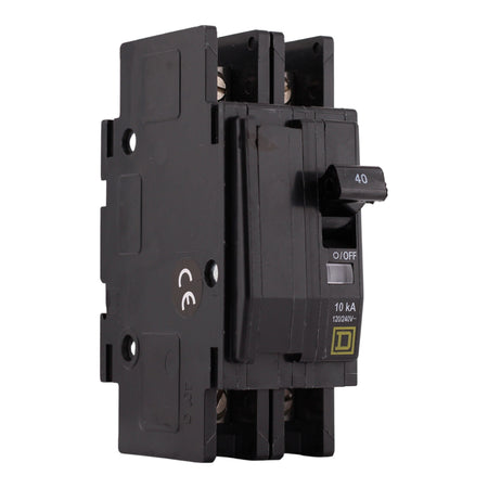 Square D QOU, QOU240, 40A, 2P, 120/240V, Unit Mount, Circuit Breaker