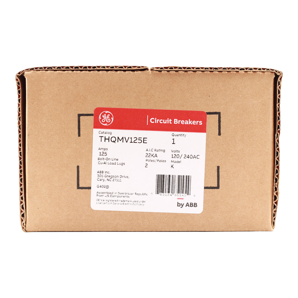 GE Q-Line THQMV125E 125A 2P 120/240V Main Circuit Breaker - Image 2