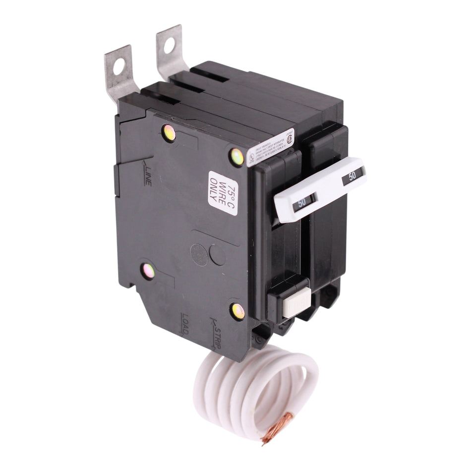 Eaton QBGF, QBGFT2050, 50A, 2P, 120/240V, GFCI, Pigtail Neutral, Circuit Breaker - Image 2