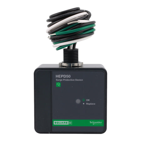 Square D HEPD50 Whole Home Surge Protective Device - 50kA Surge Current, 120/240V, Single Phase, 3-Wire - Image 2