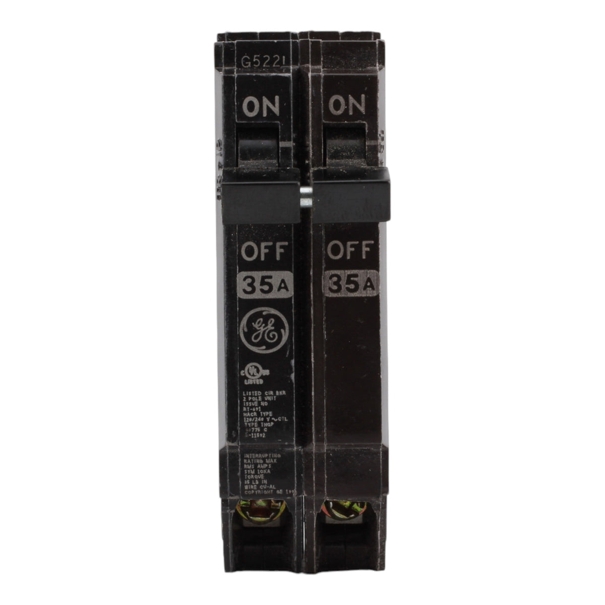 GE THQP235 35A 2P 120/240V Q-Line Thin Plug-In Circuit Breaker - Image 2