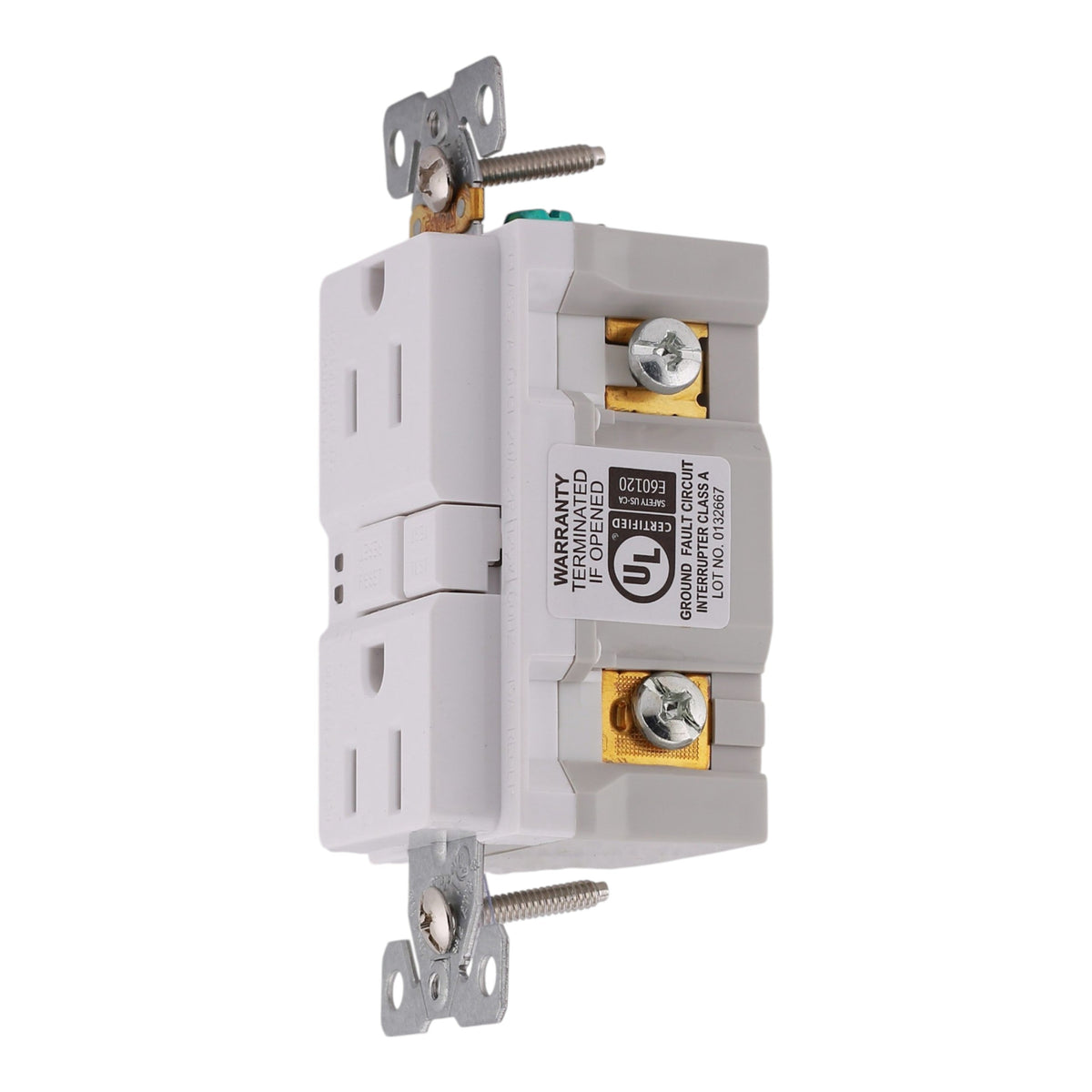 Eaton TR GFCI TRSGF15W-M 15A 125V Tamper Resistant Self-Test GFCI Receptacle - Image 2
