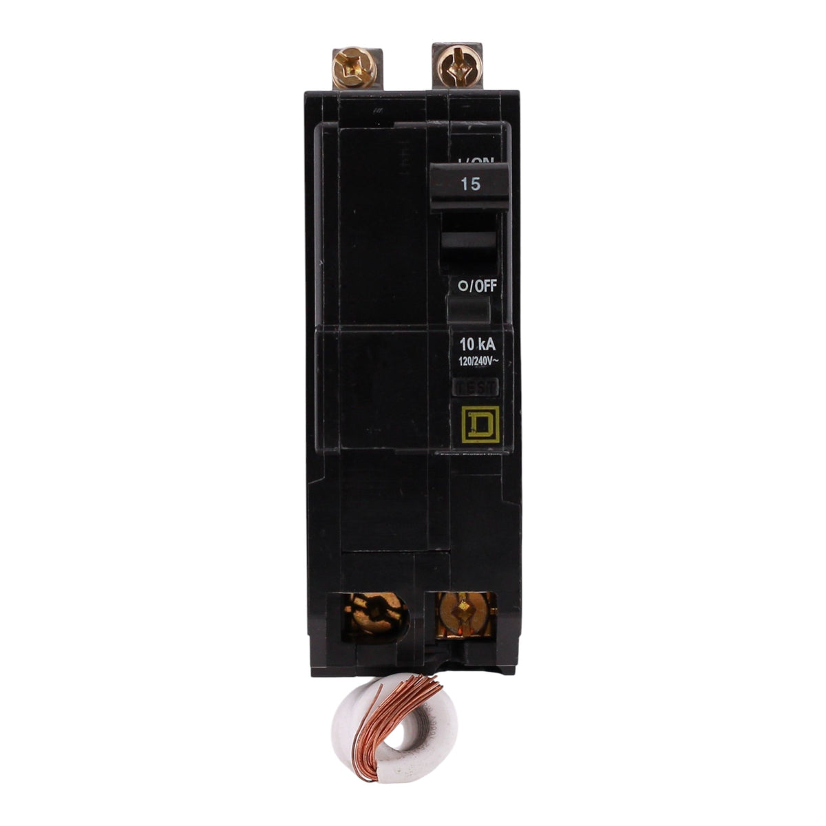 Square D QO, QOB215EPD, 15A, 2P, 120/240V, GFCI, Pigtail Neutral, Circuit Breaker - Image 3