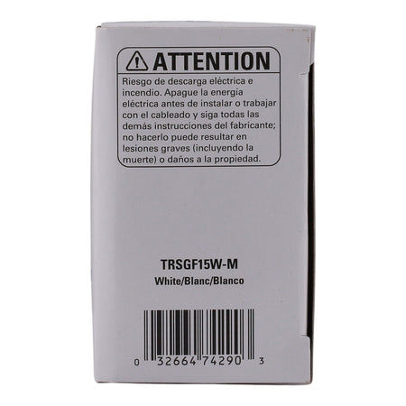 Eaton TR GFCI TRSGF15W-M 15A 125V Tamper Resistant Self-Test GFCI Receptacle - Image 13