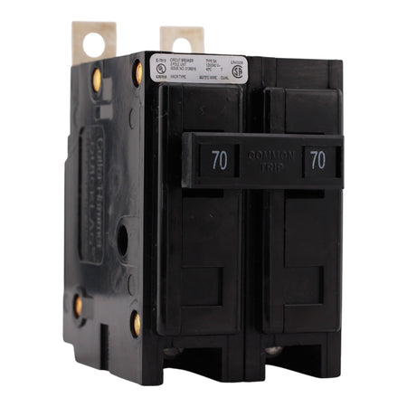 Eaton BAB, BAB2070, 70A, 2P, 120/240V, Bolt-On, Circuit Breaker