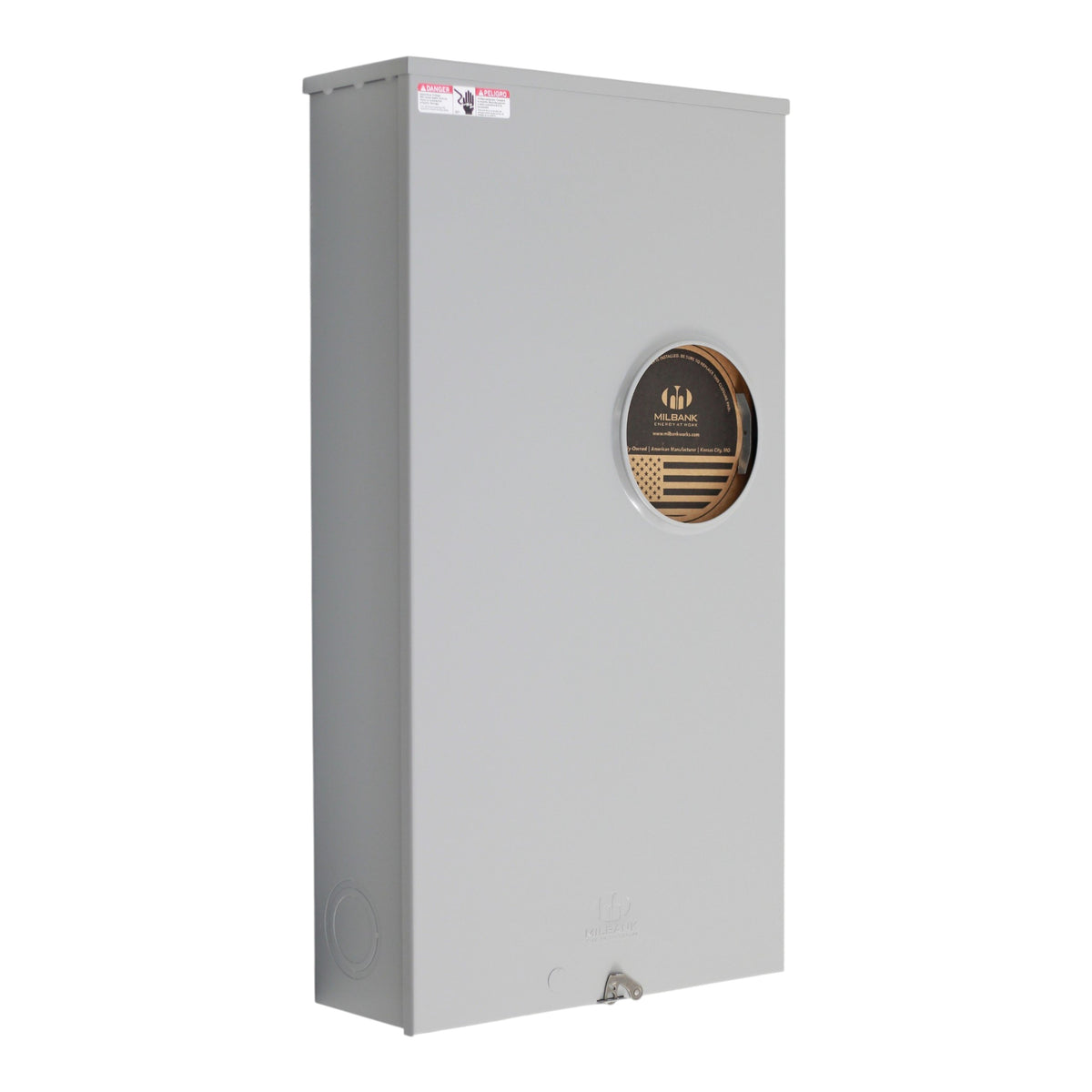 Milbank, U2448-X, 320A, 600VAC, 4-Terminal, Ringless, Lever Bypass, Meter Socket