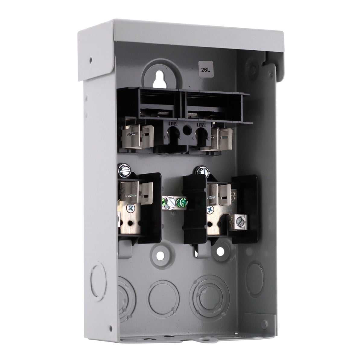 Eaton, DPF Series, DPF221RP, 30A, 2-Pole, 120/240V, Fused Pullout, AC Disconnect, NEMA 3R - Image 2