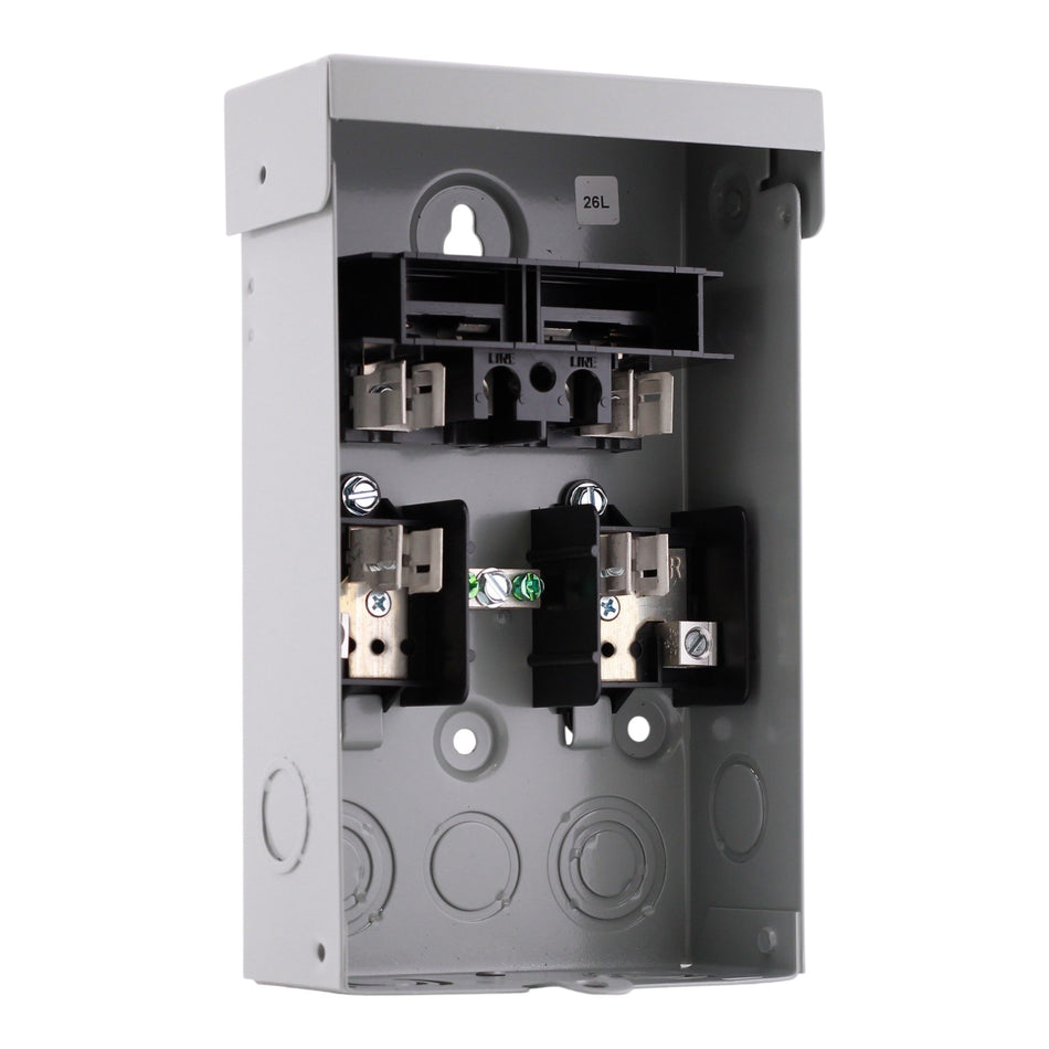 Eaton, DPF Series, DPF221RP, 30A, 2-Pole, 120/240V, Fused Pullout, AC Disconnect, NEMA 3R - Image 2