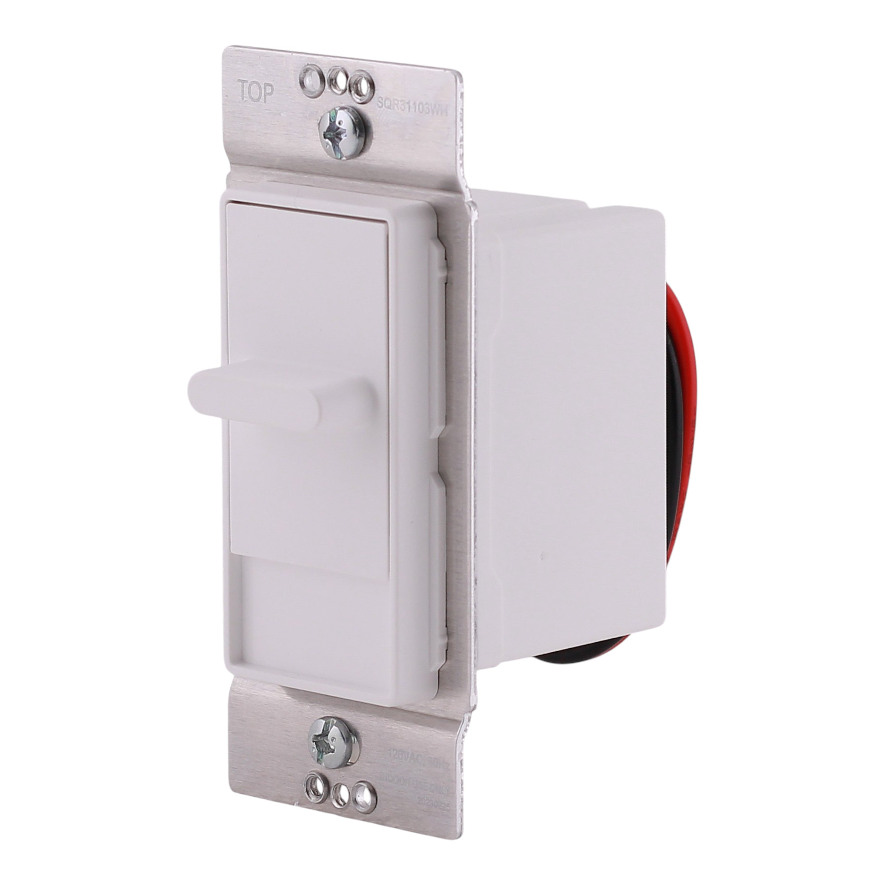 Square D X Series, SQR31103WH, 2.5A, 1P, 120V, 3-Speed Slide Fan Controller, Matte White - Image 2