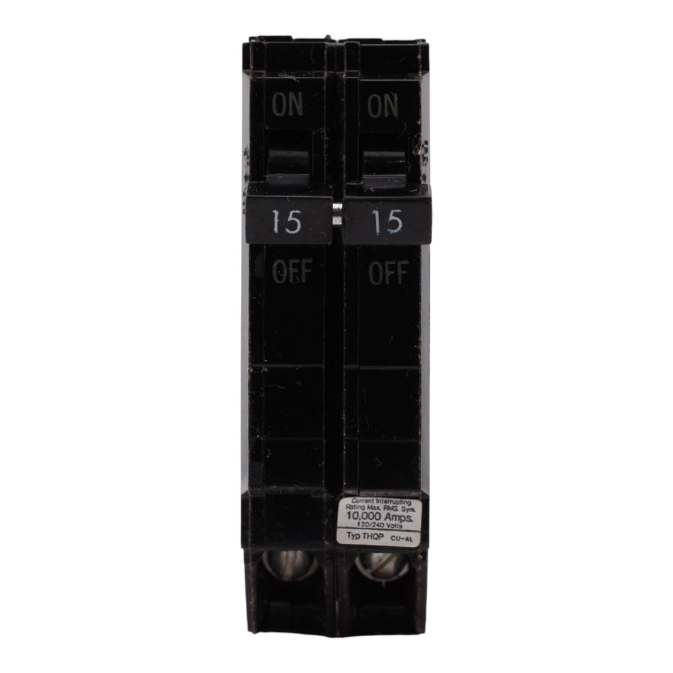GE Q-Line, THQP215, 15A, 2P, 120/240V, Thin Series, Circuit Breaker - Image 2
