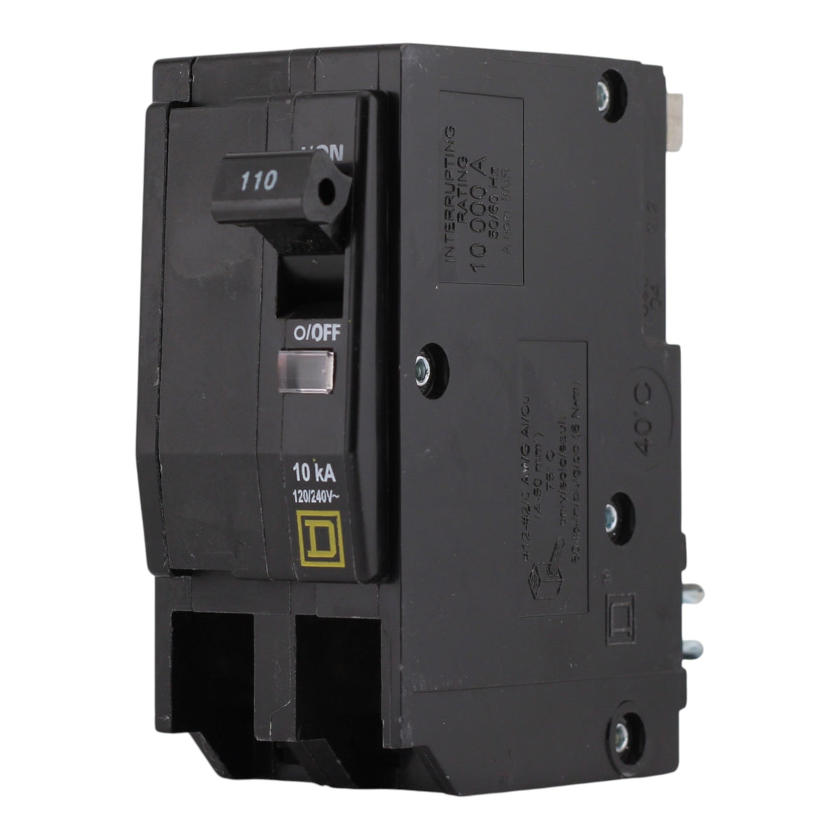 Square D QO, QO2110, 110A, 2P, 120/240V, Circuit Breaker - Image 2