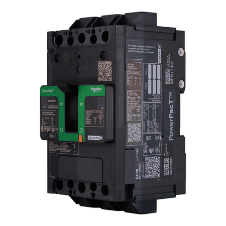Square D PowerPacT B, BDL36020, 20A, 3P, 600Y/347VAC, Thermal Magnetic, Circuit Breaker - Image 2
