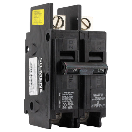 Siemens BQ, BQ2B125L, 125A, 2P, 120/240V, Bolt-On, Lug-In/Lug-Out, Circuit Breaker - Image 9