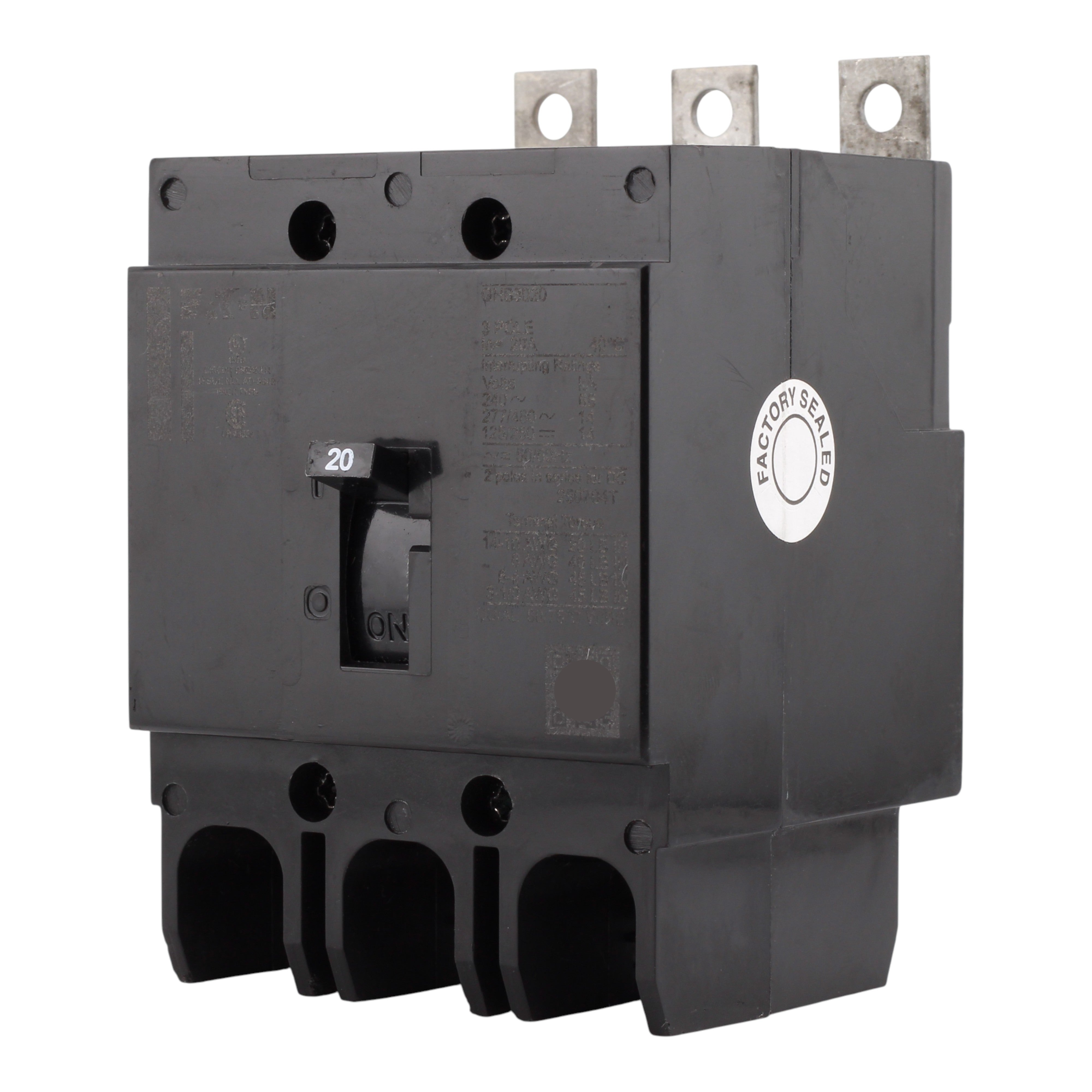 Eaton Series C GHB3020 20A 3P 480Y/277V Thermal-Magnetic Circuit Breaker - Image 2