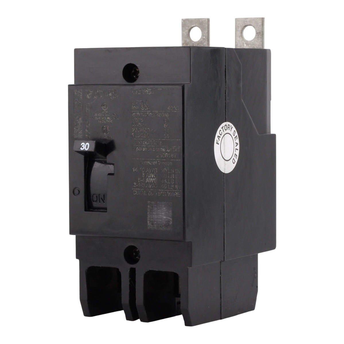 Eaton Series C GHB2030 30A 2P 480Y/277V Molded Case Circuit Breaker - Image 2