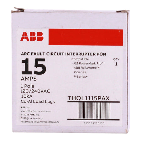 GE Q-Line, THQL1115PAX, 15A, 1P, 120/240V, AFCI, Plug-On Neutral, Circuit Breaker - Image 3
