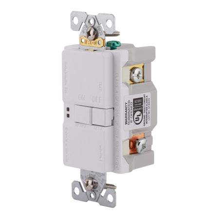 Eaton Arrow Hart, SGFD20W, 20A, 2P, 125V, GFCI, Blankface, Self-Test, Receptacle - Image 2
