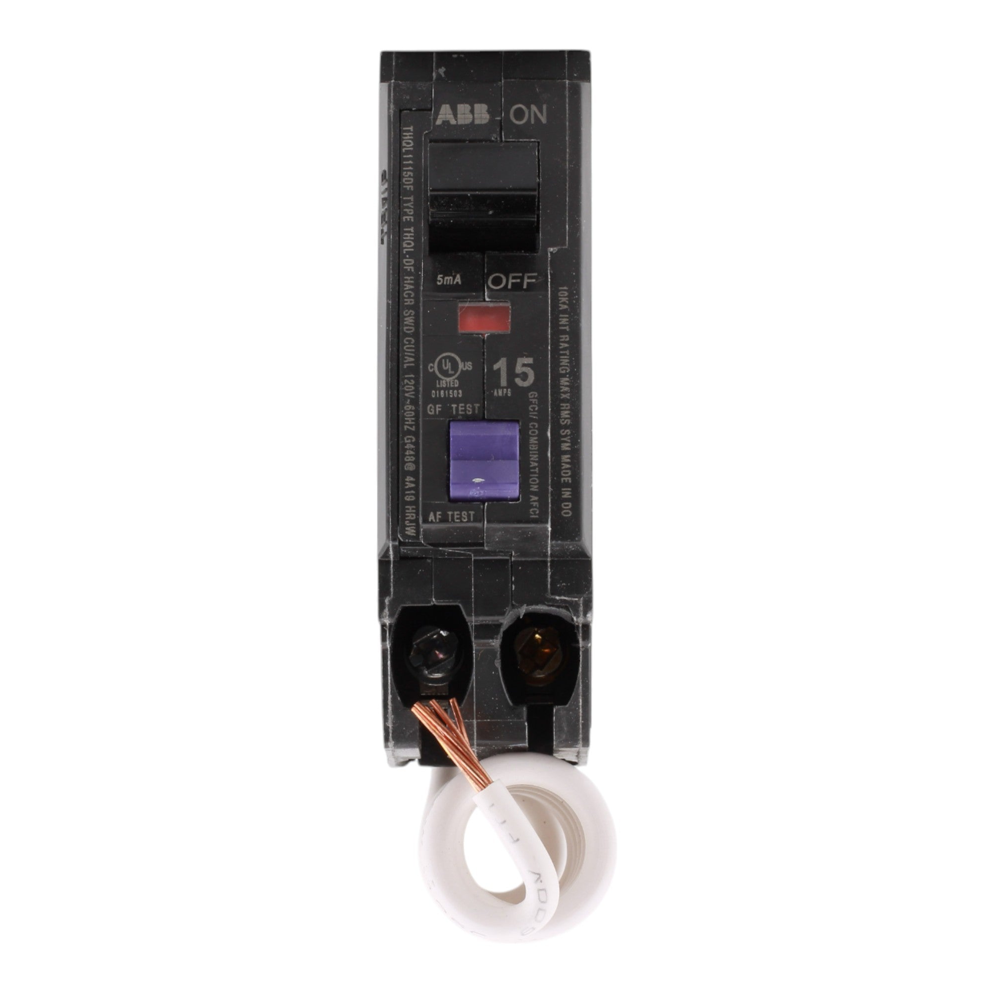 GE THQL1115DF 15A 1P 120V AFCI/GFCI Circuit Breaker - Image 3