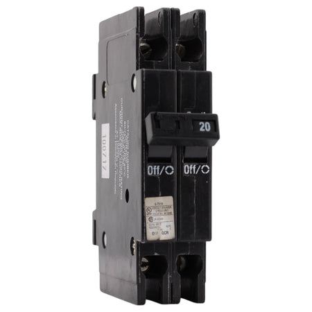 Eaton QCR, QCR2020, 20A, 2P, 120/240V, Thermal Magnetic, Circuit Breaker - Image 9