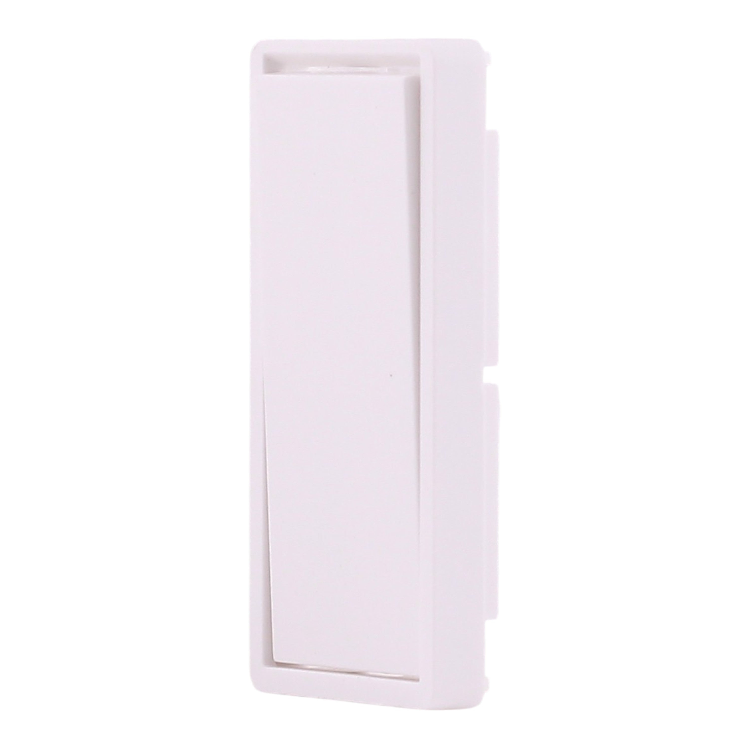 Square D X Series, SQR16100WH, Rocker Cover Plate, Snap-On, Matte White. - Image 2