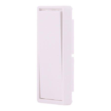 Square D X Series, SQR16100WH, Rocker Cover Plate, Snap-On, Matte White. - Image 2