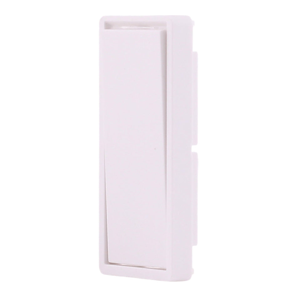 Square D X Series, SQR16100WH, Rocker Cover Plate, Snap-On, Matte White. - Image 2