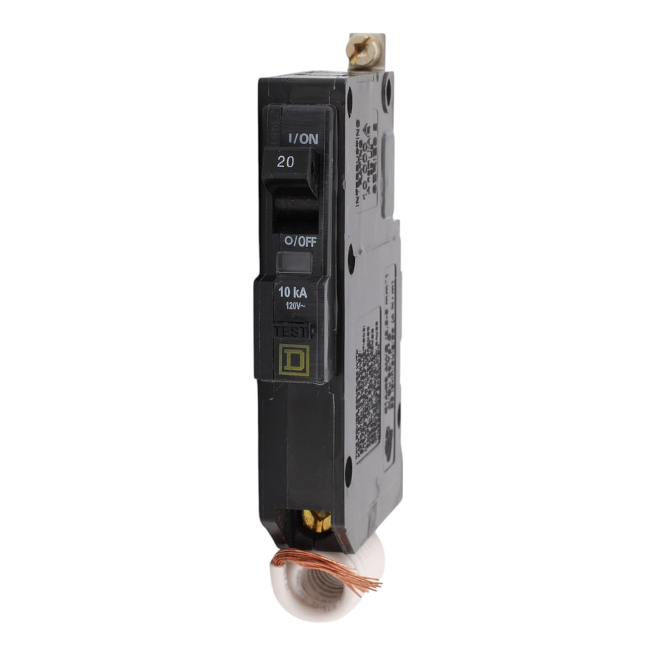 Square D QOB120EPD, 20A, 120V, 1-Pole EPD Circuit Breaker, Bolt-On, for QOB Load Centers - Image 2