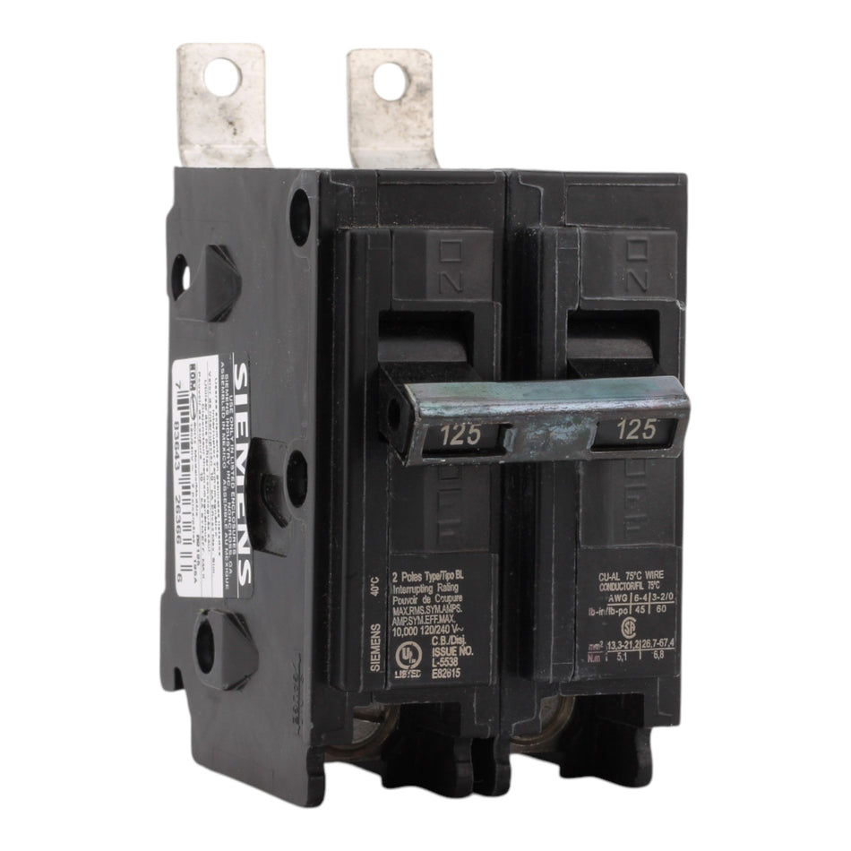 Siemens BL B2125 125A 2P 120/240V Circuit Breaker