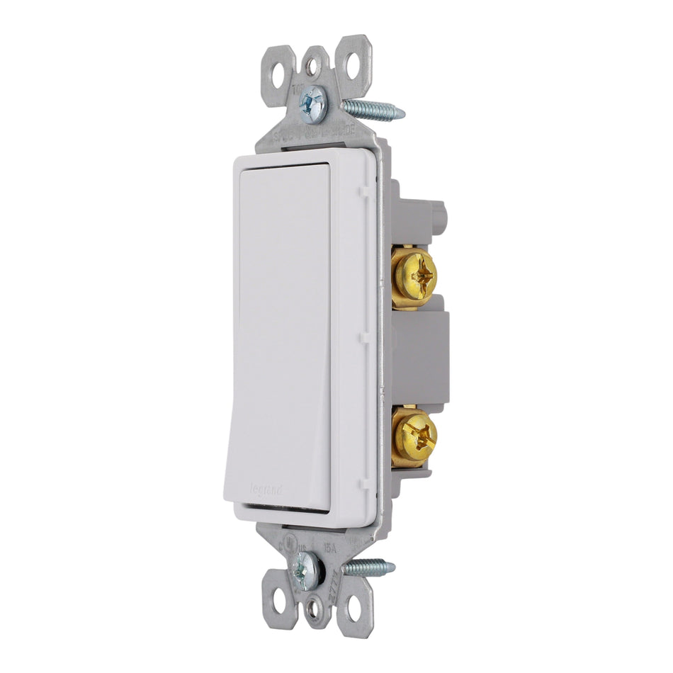 Legrand radiant, TM870W, 15A, 1P, 120/277V, White, Paddle Switch - Image 2
