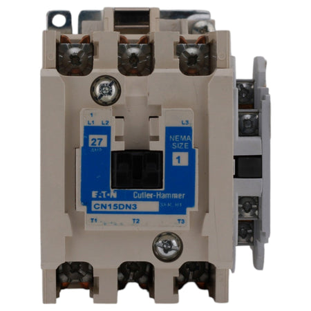 Eaton Cutler-Hammer, CN15DN3DB, 27A, 3-Pole, 600V, NEMA Size 1, Non-Reversing, Motor Contactor - Image 7