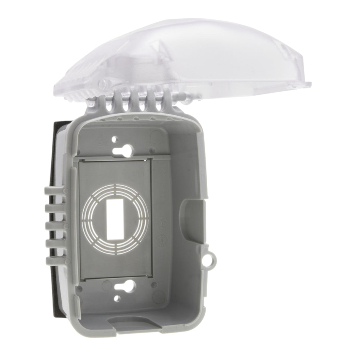 TORK Turtle, XD110C, 1-Gang, 2.75" Deep, Extra-Duty In-Use Weatherproof Outlet Cover, Clear