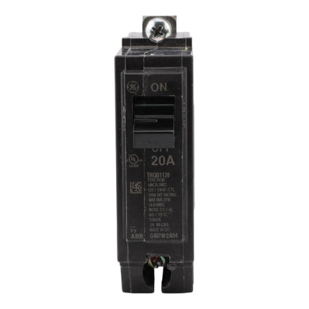 GE THQB1120 20A 1P 120/240V 10kA Circuit Breaker - Image 2