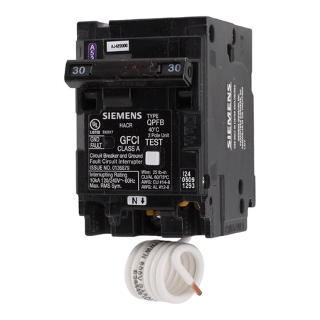 Siemens Q230GF, 30 Amp, 240 Volt, Double Pole, Ground Fault Circuit Breaker, Plug-In Connection, For Siemens Loadcenters - Image 3