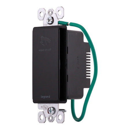 Legrand radiant RSWV203 20A Touchless Wave Switch Black - Image 2