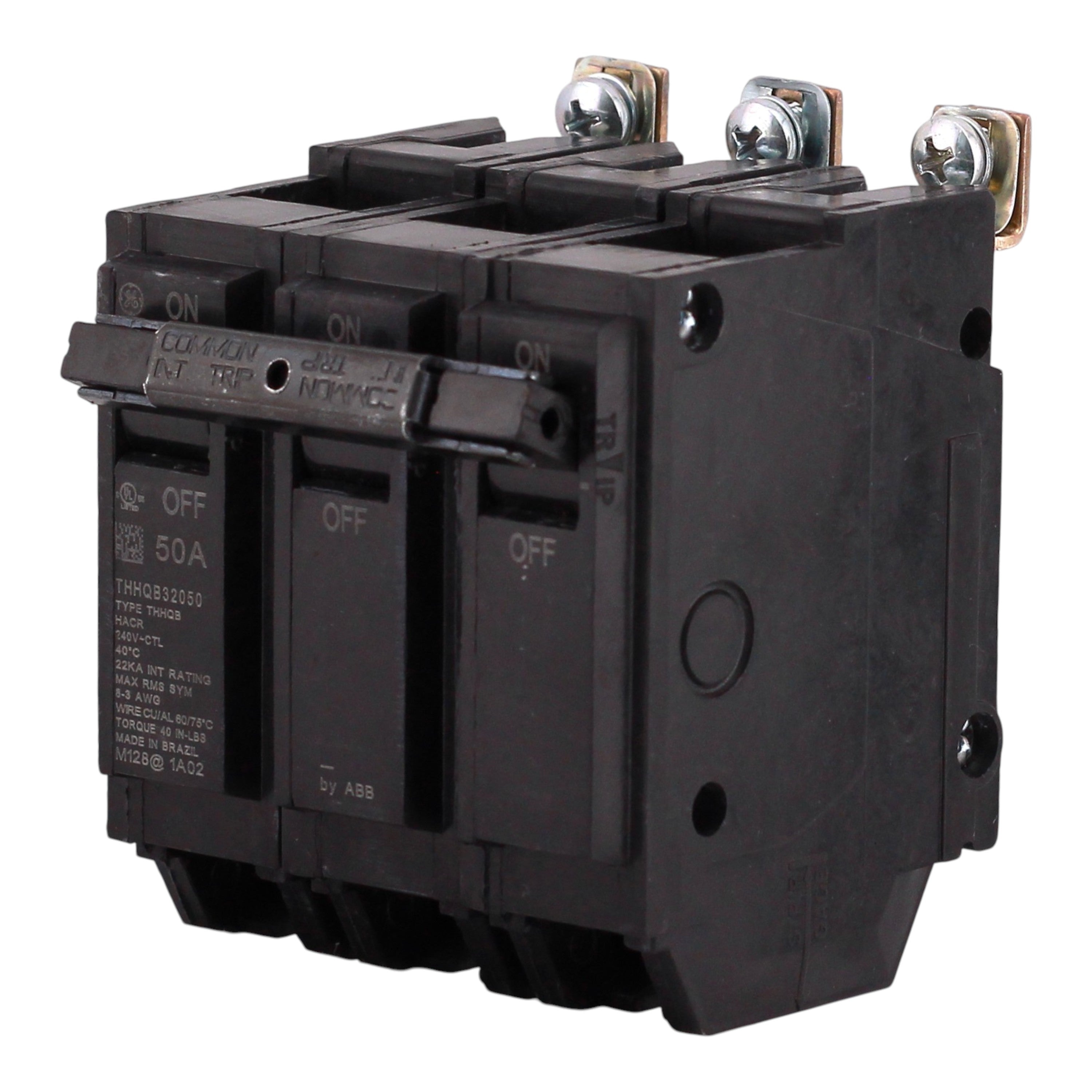 GE Q-Line, THHQB32050, 50A, 3P, 240V, Bolt-On, Circuit Breaker - Image 2