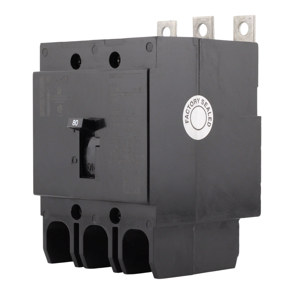 Eaton Series C GHB3080 80A 3P 480Y/277V Molded Case Circuit Breaker - Image 2