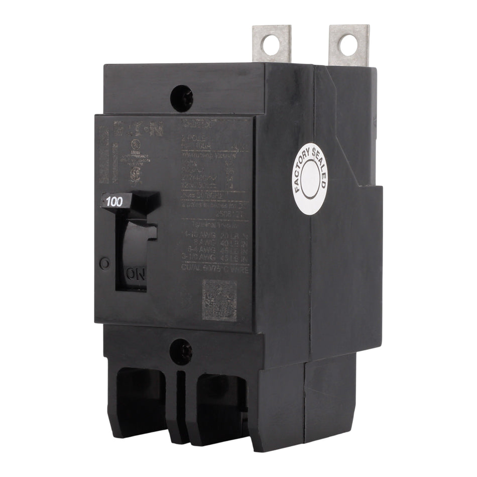 Eaton Series C GHB2100 100A 2P 480Y/277V Molded Case Circuit Breaker - Image 2