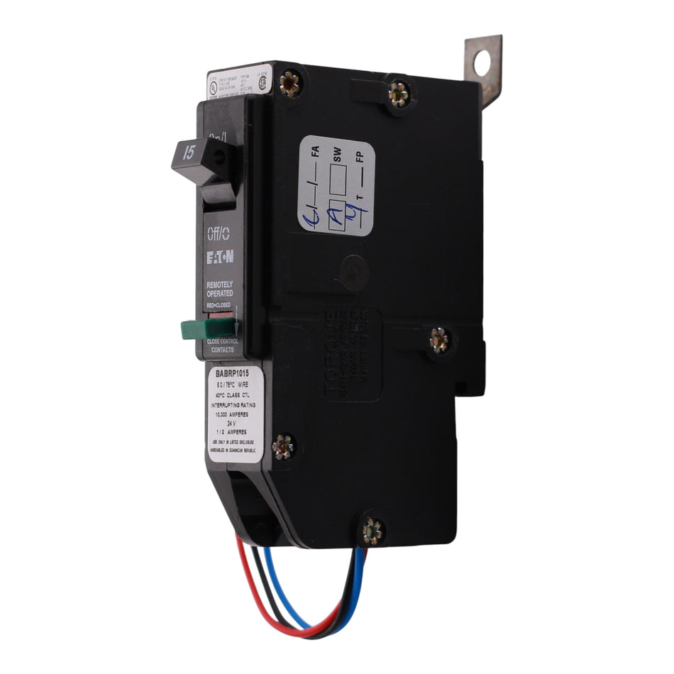 Eaton BAB, BABRP1015, 15A, 1P, 120V, Remotely Operated, Bolt-On, Circuit Breaker - Image 2