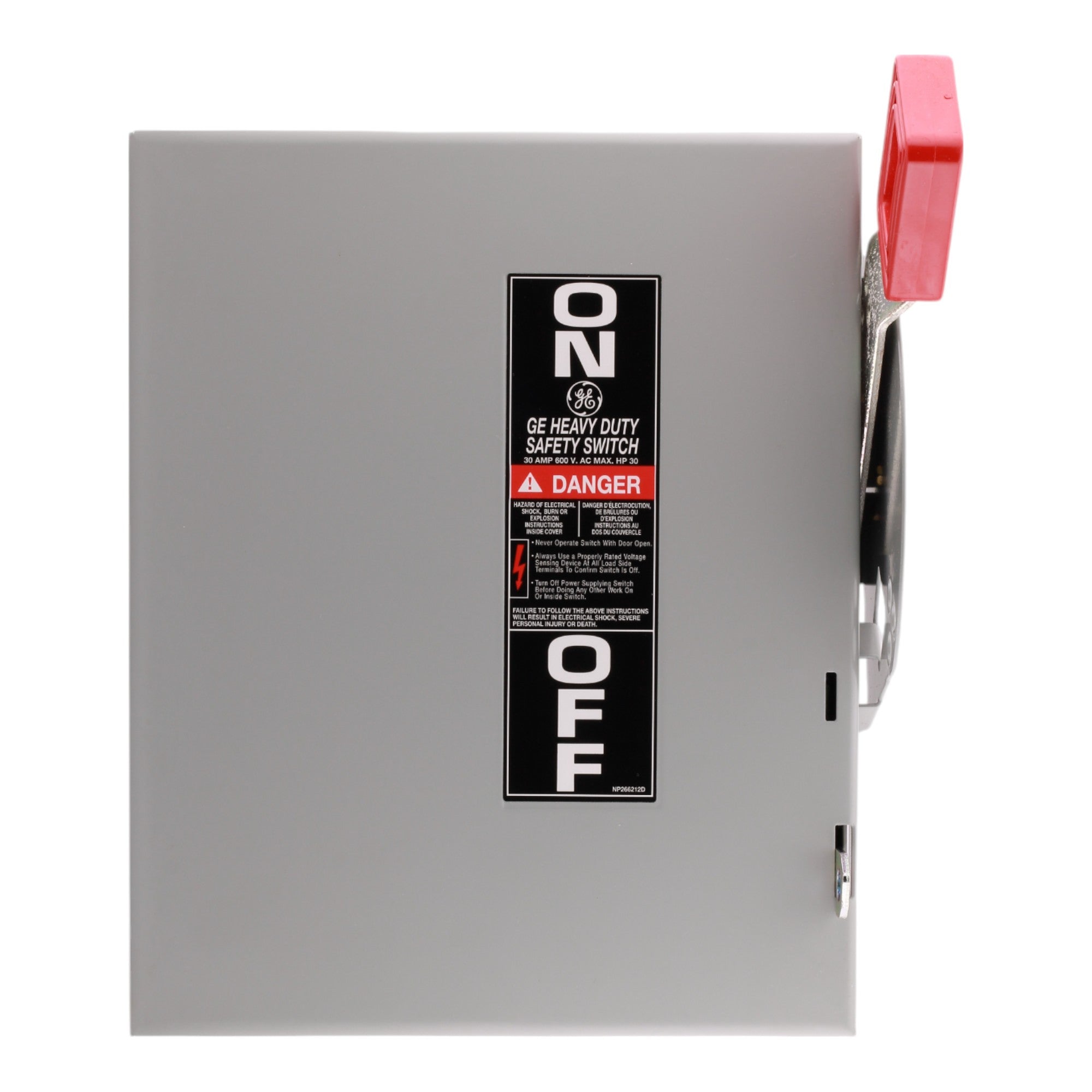 ABB Spec-Setter THN3361 30A 3P 600V Non-Fusible Heavy Duty Safety Switch - Image 3
