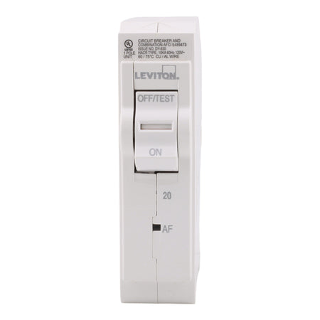 Leviton LB120-AFR 20A 1P 120V AFCI Hydraulic-Magnetic Circuit Breaker - Image 3