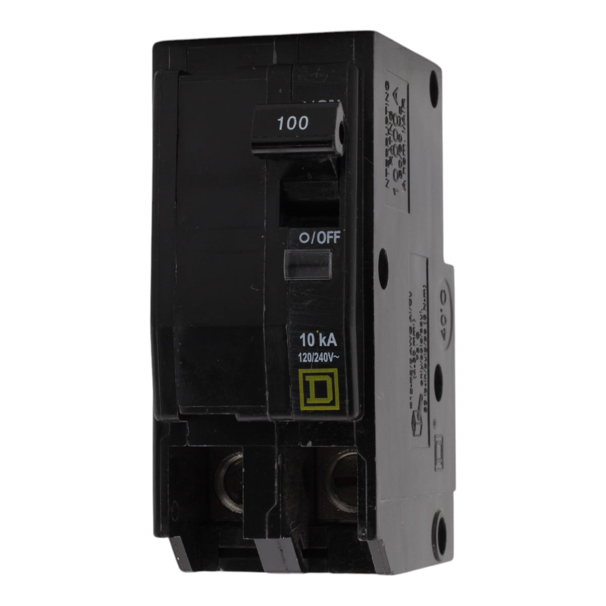Square D QO2100 100 Amps 120/240 Volts Two-Pole Standard Circuit Breaker Plug-In for QO Panels - Image 3