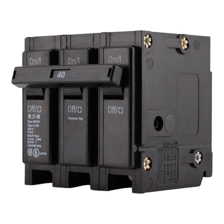 Eaton BR, BR340, 40A, 3P, 240V, Thermal Magnetic, Circuit Breaker - Image 2