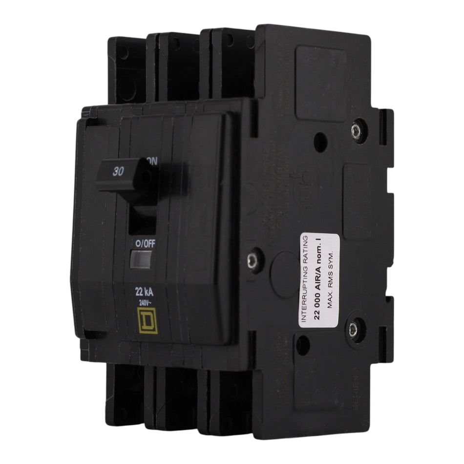 Square D QOU, QOU330VH, 30A, 3P, 240V, Unit Mount, Circuit Breaker - Image 2