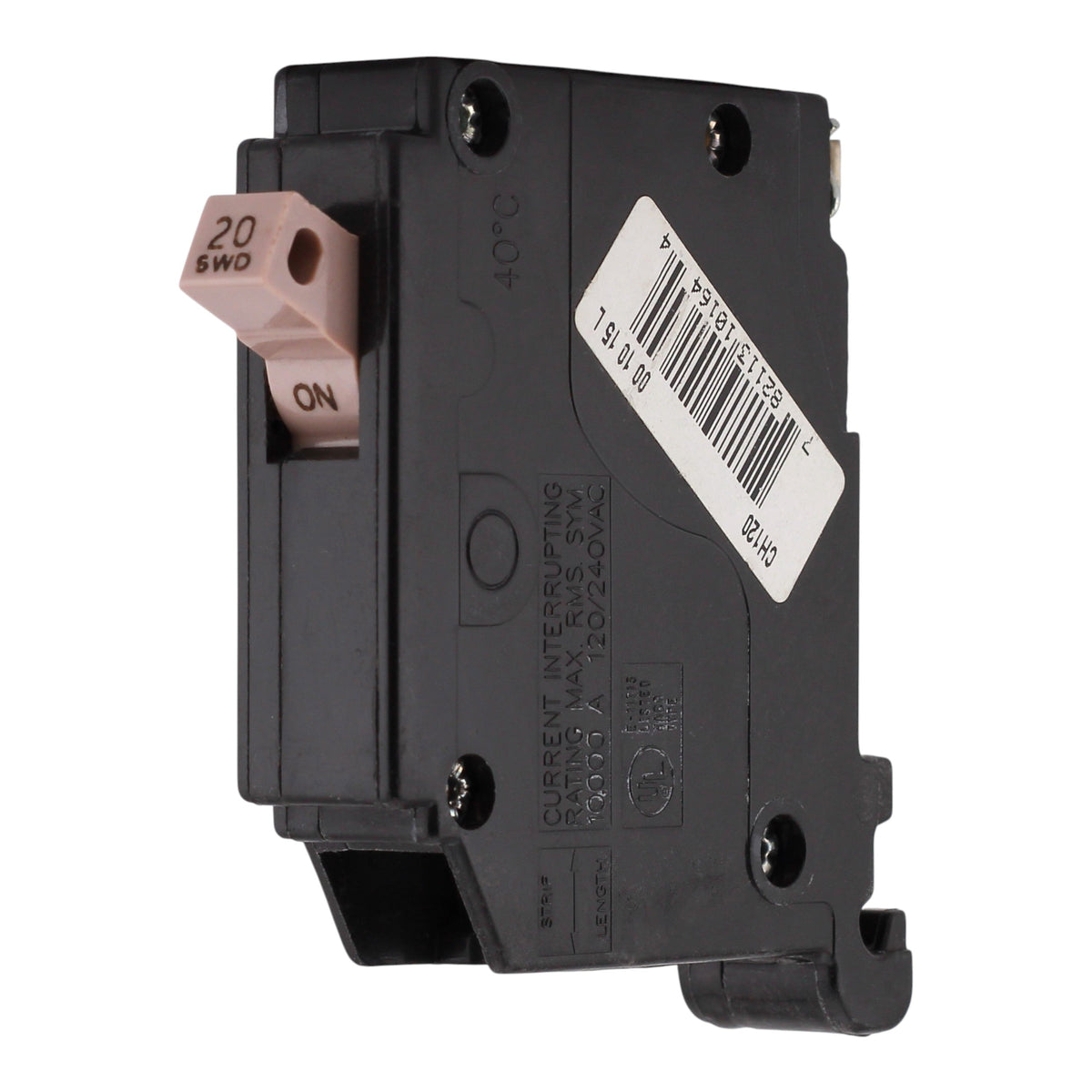 Eaton CH, CH120, 20A, 1P, 120/240V, Plug-In, Circuit Breaker - Image 2