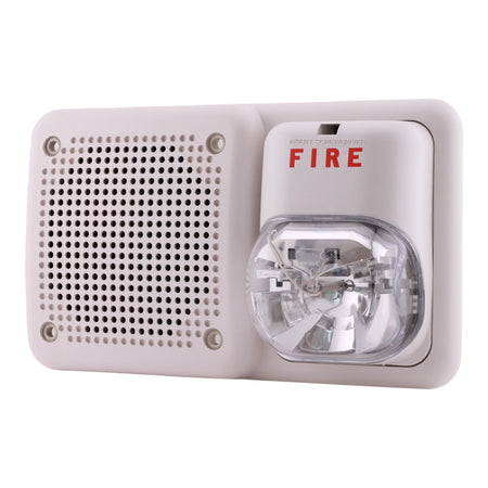 System Sensor, SpectrAlert, SP2W1224MC, Wall Speaker/Strobe, Selectable Output, 12/24V, White - Image 2