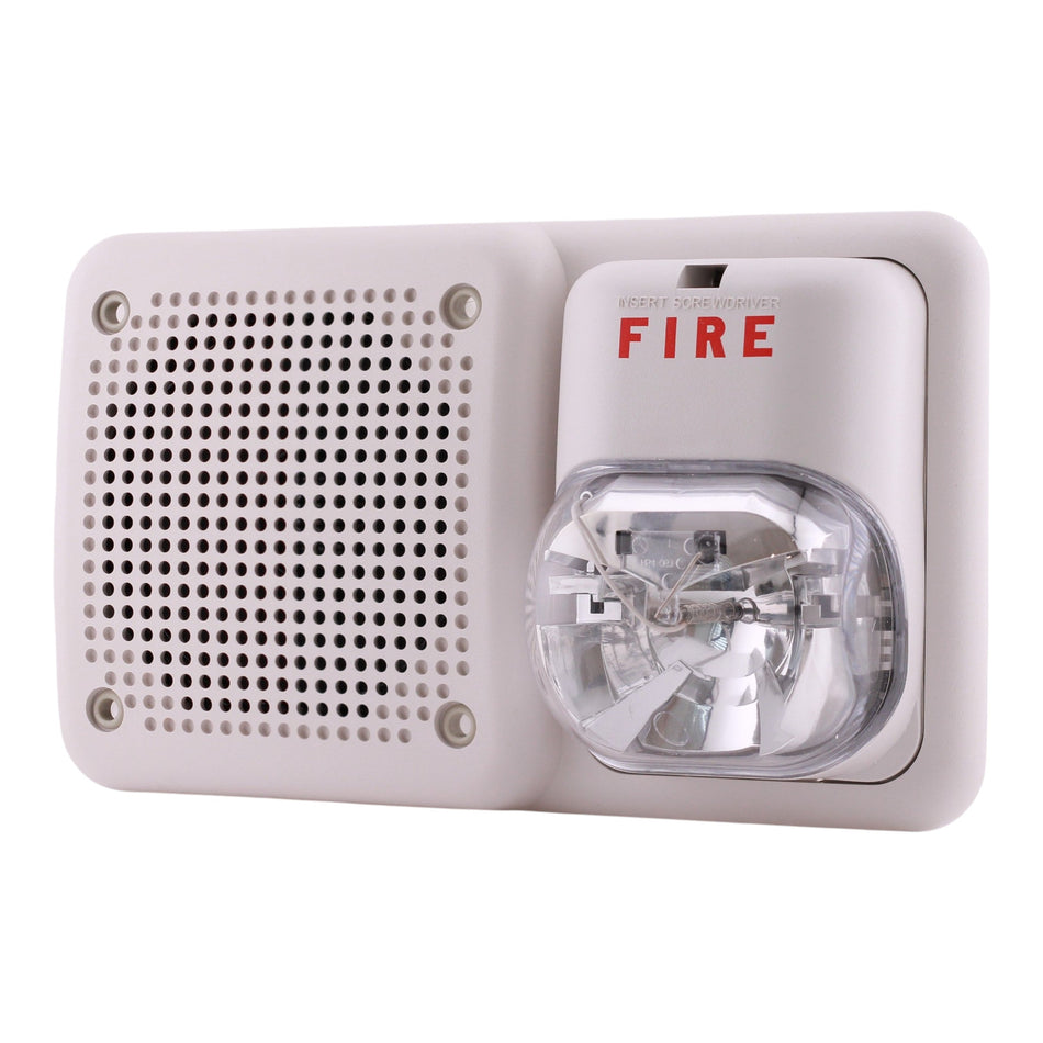 System Sensor, SpectrAlert, SP2W1224MC, Wall Speaker/Strobe, Selectable Output, 12/24V, White - Image 2